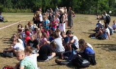 Rozpoczęcie rajdu szlakiem 3. Pułku Ułanów Wielkopolskich (link otworzy duże zdjęcie)