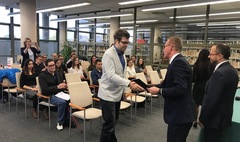 Prezydent przyznał stypendia dla studentów i doktorantów (link otworzy duże zdjęcie)