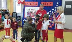 Wzięli udział w akcji „Rekord dla Niepodległej (link otworzy duże zdjęcie)