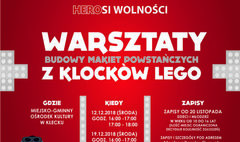 Historyczna wystawa z klocków Lego