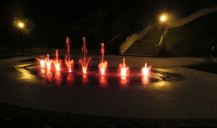 Nowa fontanna w Dolinie Pojednania