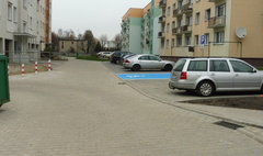 Nowe miejsca postojowe i jezdnia na ul. Słowackiego (link otworzy duże zdjęcie)