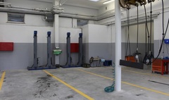 MPK z nowymi autobusami i zajezdnią (link otworzy duże zdjęcie)