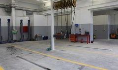 MPK z nowymi autobusami i zajezdnią (link otworzy duże zdjęcie)