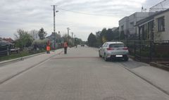 Ulica Krańcowa z nowymi chodnikami i nawierzchnią