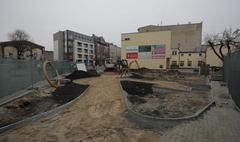 Trwa budowa zielonego skweru