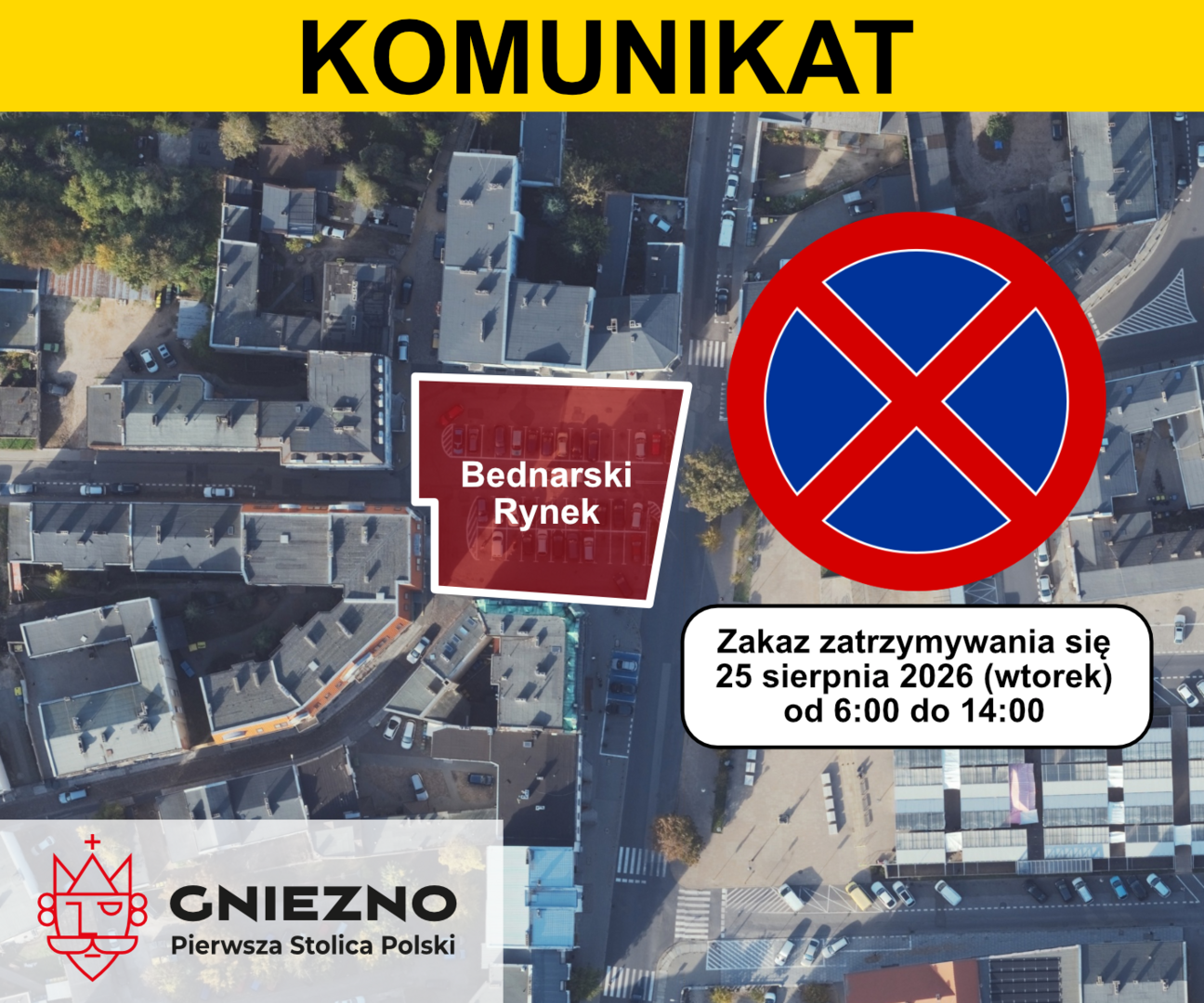 Bednarski Rynek: zakaz zatrzymywania się 25 sierpnia. Zaplanowano prace porządkowe