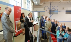 Uroczystość otwarcie sali sportowej przy ulicy Świętokrzyskiej (link otworzy duże zdjęcie)