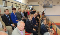 Uroczystość otwarcie sali sportowej przy ulicy Świętokrzyskiej (link otworzy duże zdjęcie)