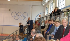 Uroczystość otwarcie sali sportowej przy ulicy Świętokrzyskiej (link otworzy duże zdjęcie)