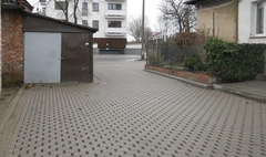 Droga wewnętrzna na osiedlu Grunwaldzkim