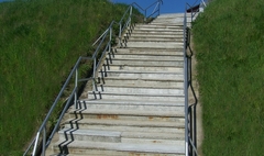 Schody przy ulicy Północnej