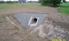 przepusty na rowach melioracyjnych przy ulicy Orzeszkowej