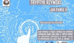 Plakat klubu dyskusji o książce