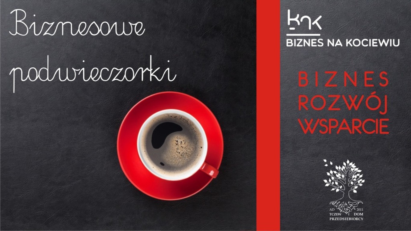 plakat, biznesowe podwieczorki